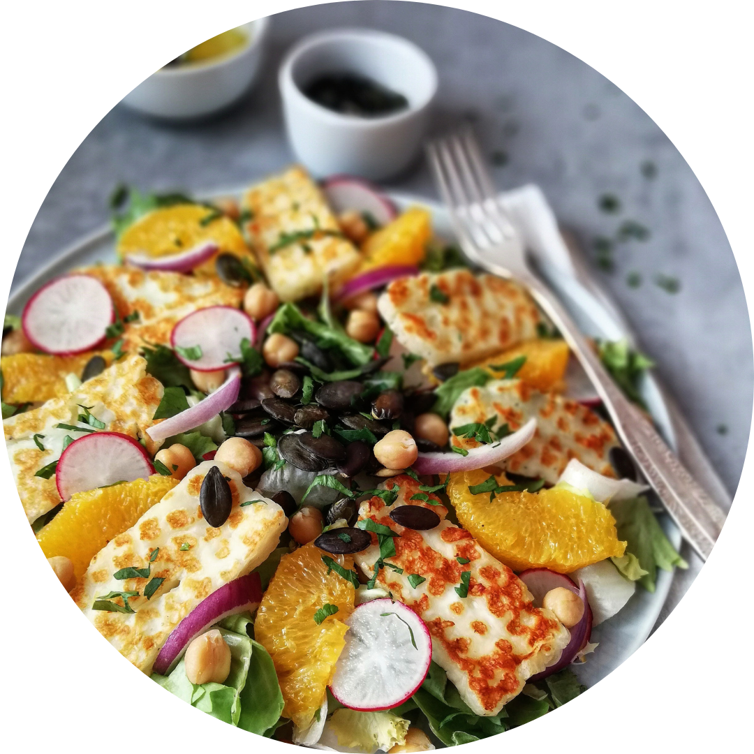 Sałatka z halloumi 2 Dietama